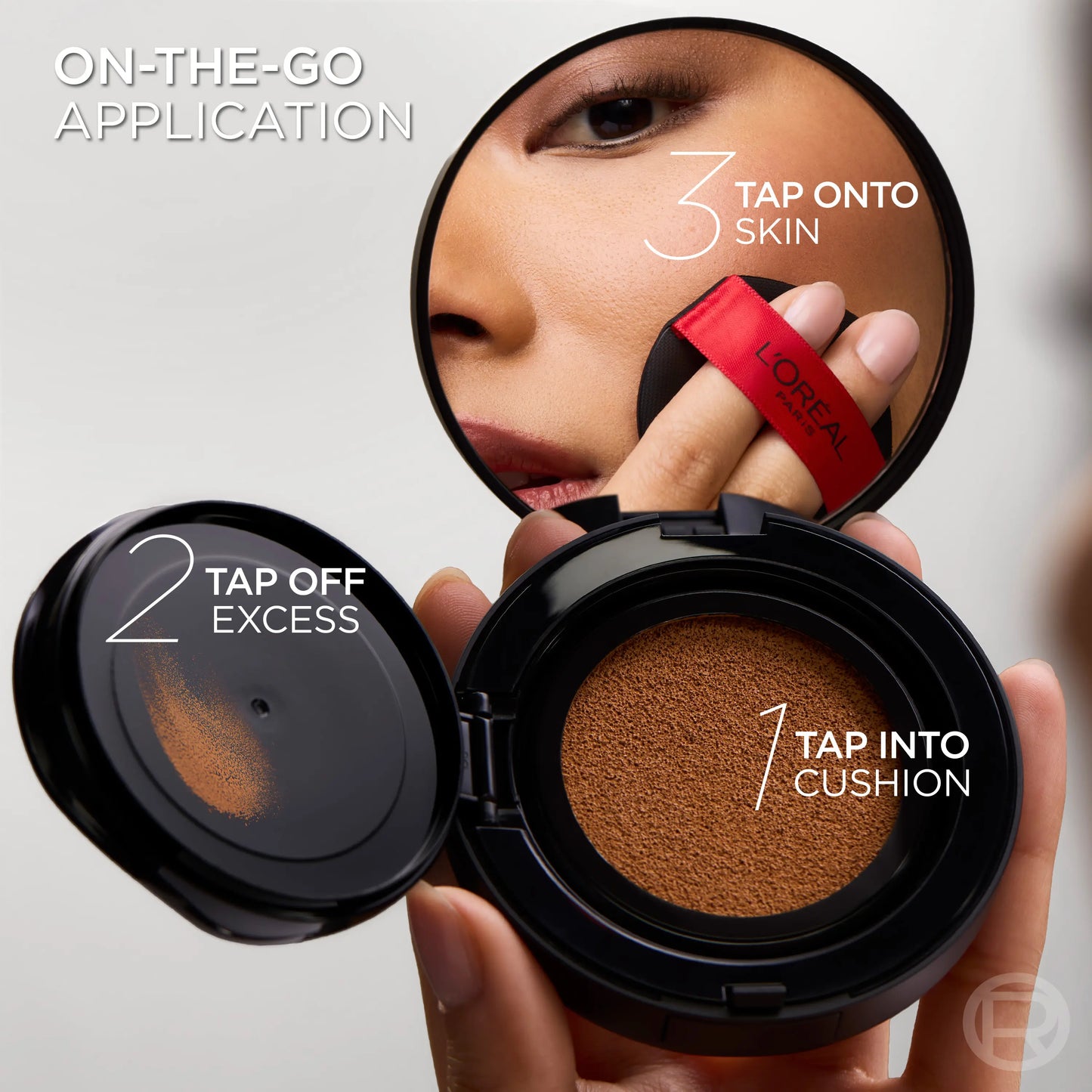 [New & Exclusive]: Infallible Cushion Foundation, Weightless Buildable Coverage, 24H Longwear, Waterproof & Transfer-Resistant, Safe for All Skin Types,L'Oréal Paris