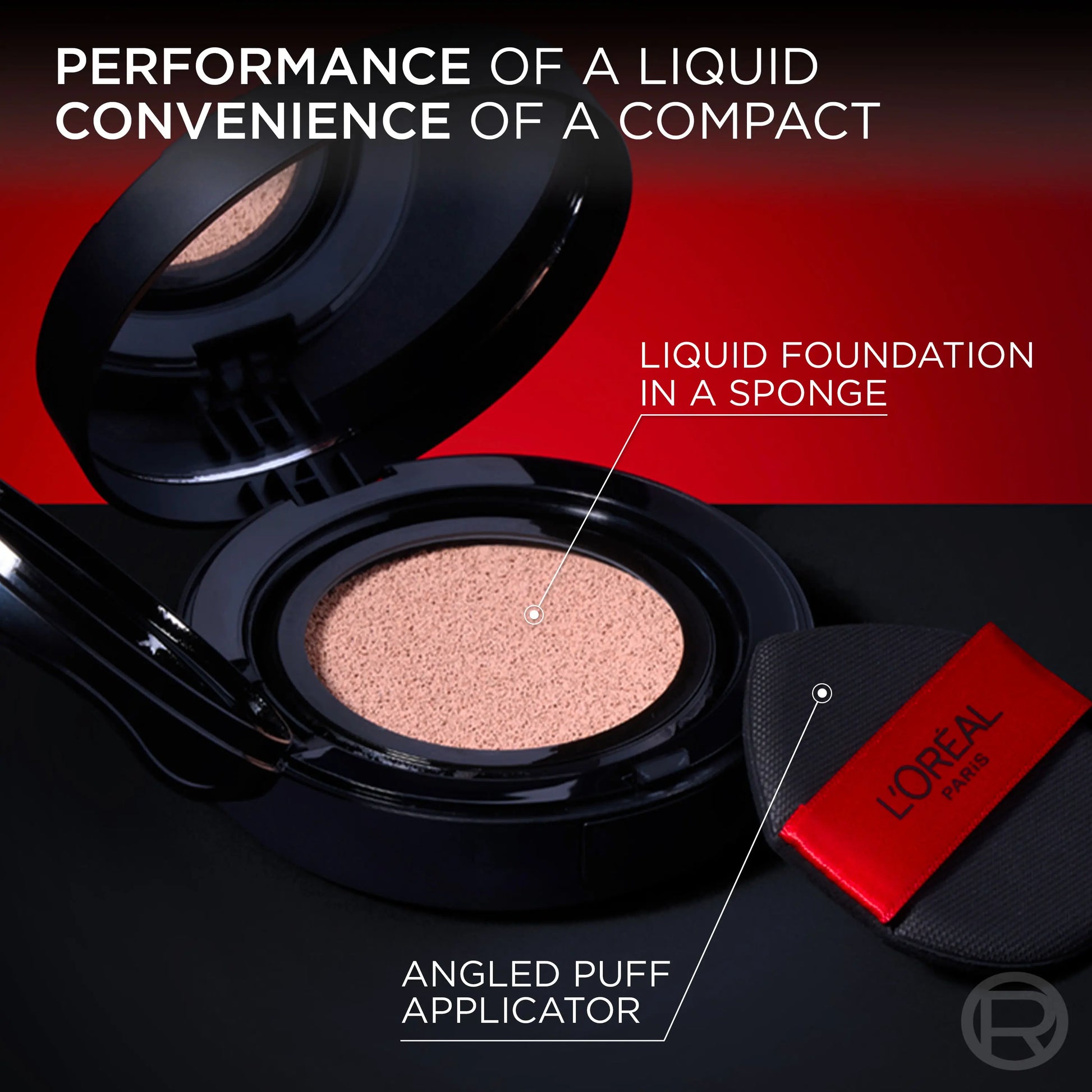 [New & Exclusive]: Infallible Cushion Foundation, Weightless Buildable Coverage, 24H Longwear, Waterproof & Transfer-Resistant, Safe for All Skin Types,L'Oréal Paris