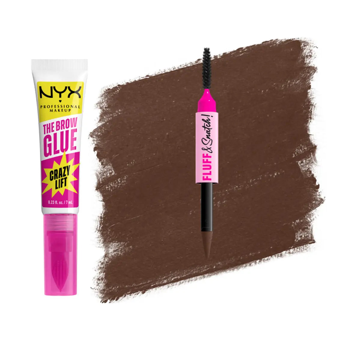 [NEW & EXCLUSIVE] Fluff & Snatch Brow Powder Pen, 24H Wear, Cream to Powder Eyebrow, Transfer-Resistant Formula, NYX Professional Makeup