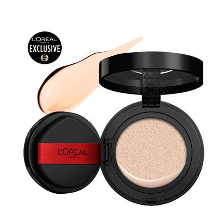 [New & Exclusive]: Infallible Cushion Foundation, Weightless Buildable Coverage, 24H Longwear, Waterproof & Transfer-Resistant, Safe for All Skin Types,L'Oréal Paris